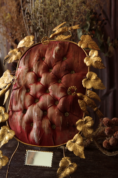 アンティークグローブドマリエ 小鳥 フランス アンティークストリュフ