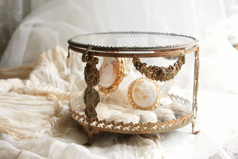 アンティークグローブドマリエ globe de mariee 小鳥 フランス