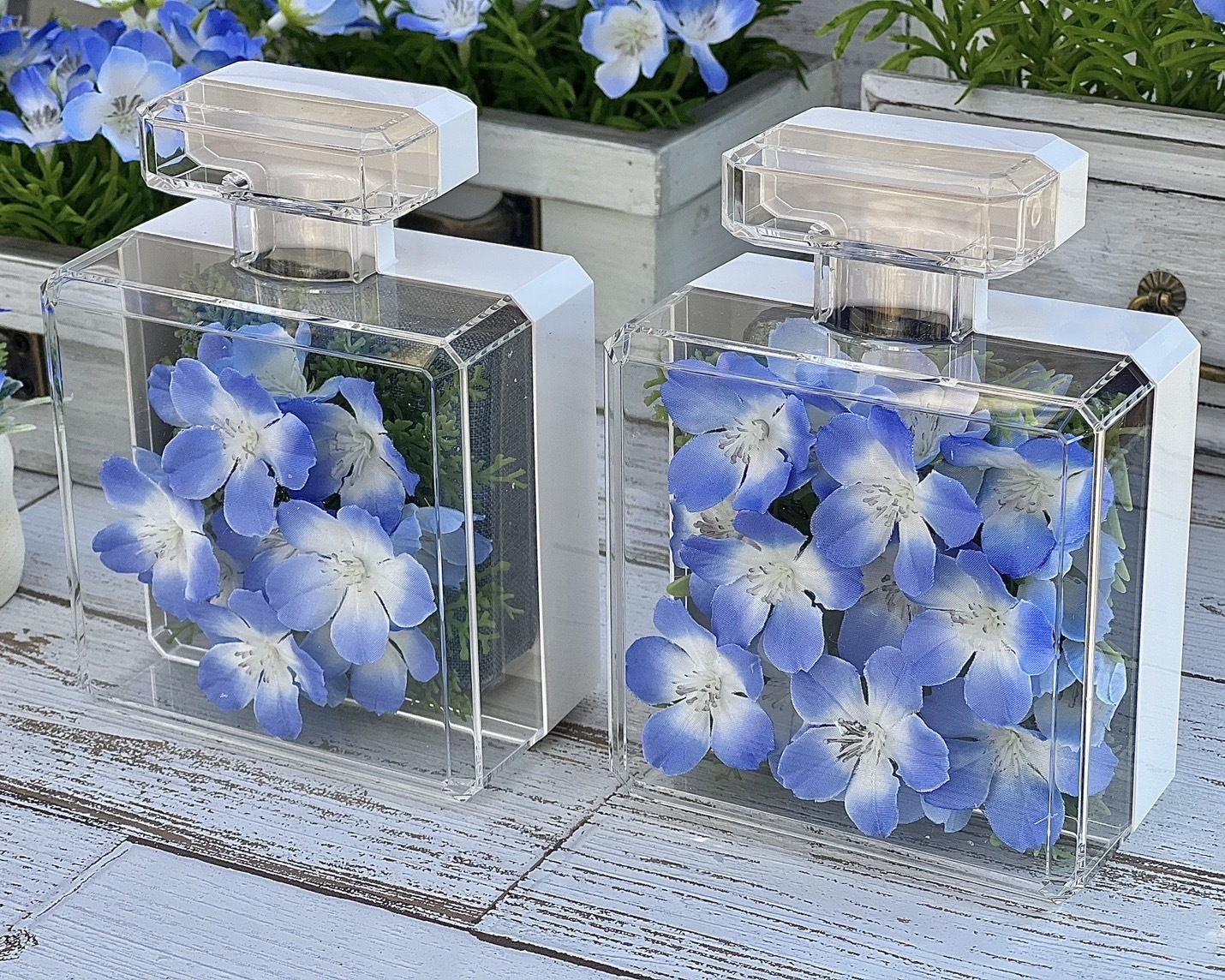 ネモフィラフォトギャラリー フラワークラフトアンティクスアレンジ