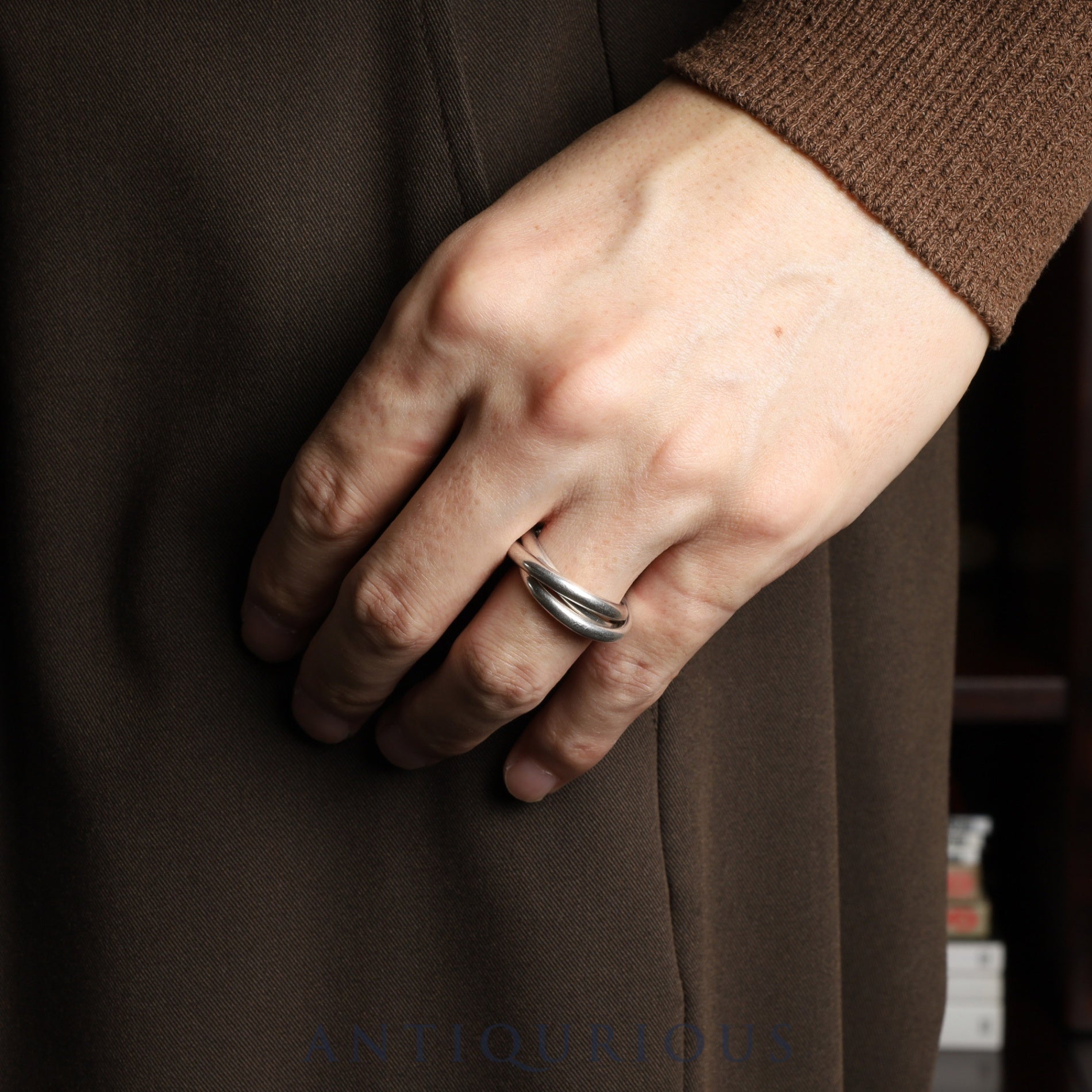 ティファニー リング トリニティ スターリングシルバー 約15号 | 東京