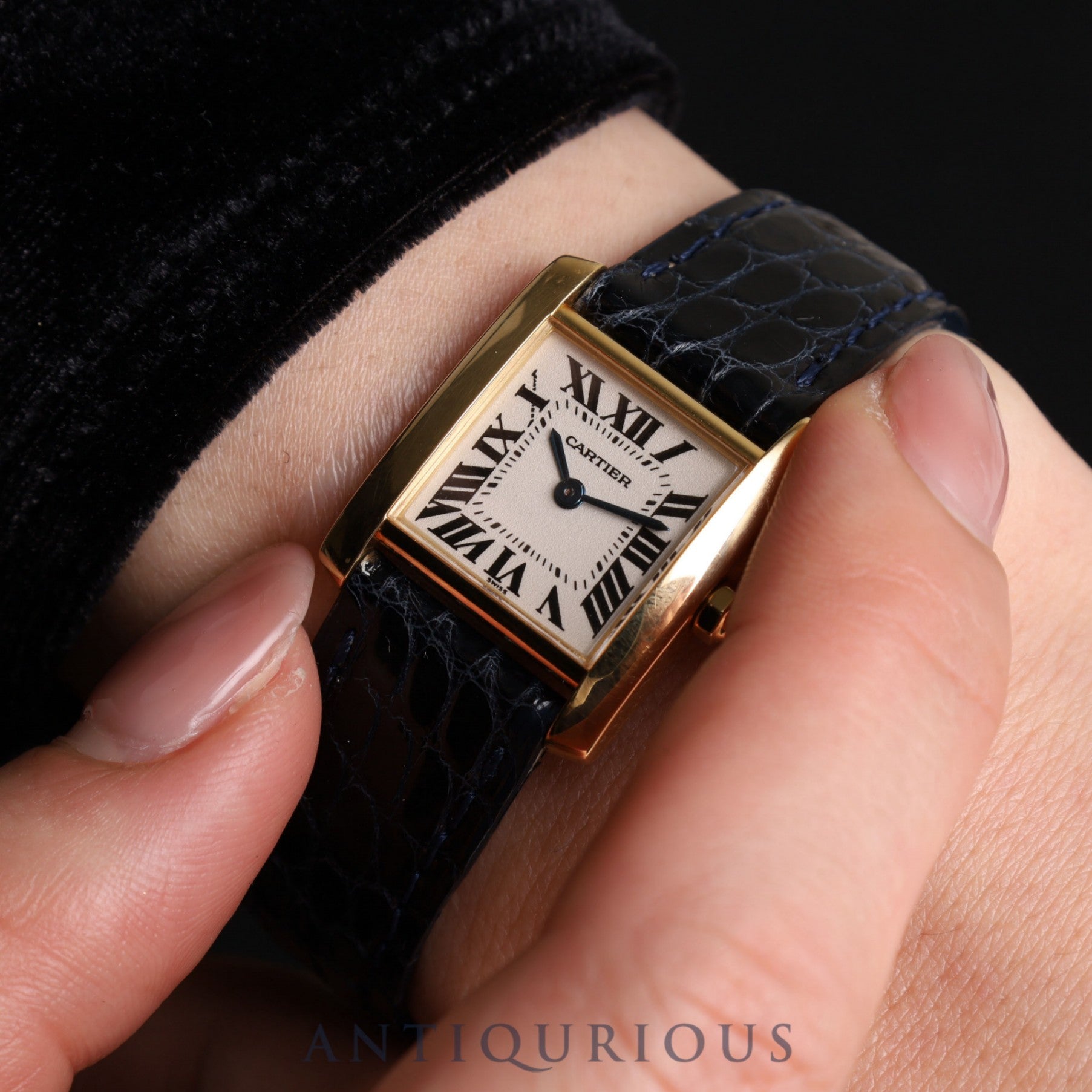カルティエ タンクフランセーズ SM W5000256 / 1820 クォーツ Cal