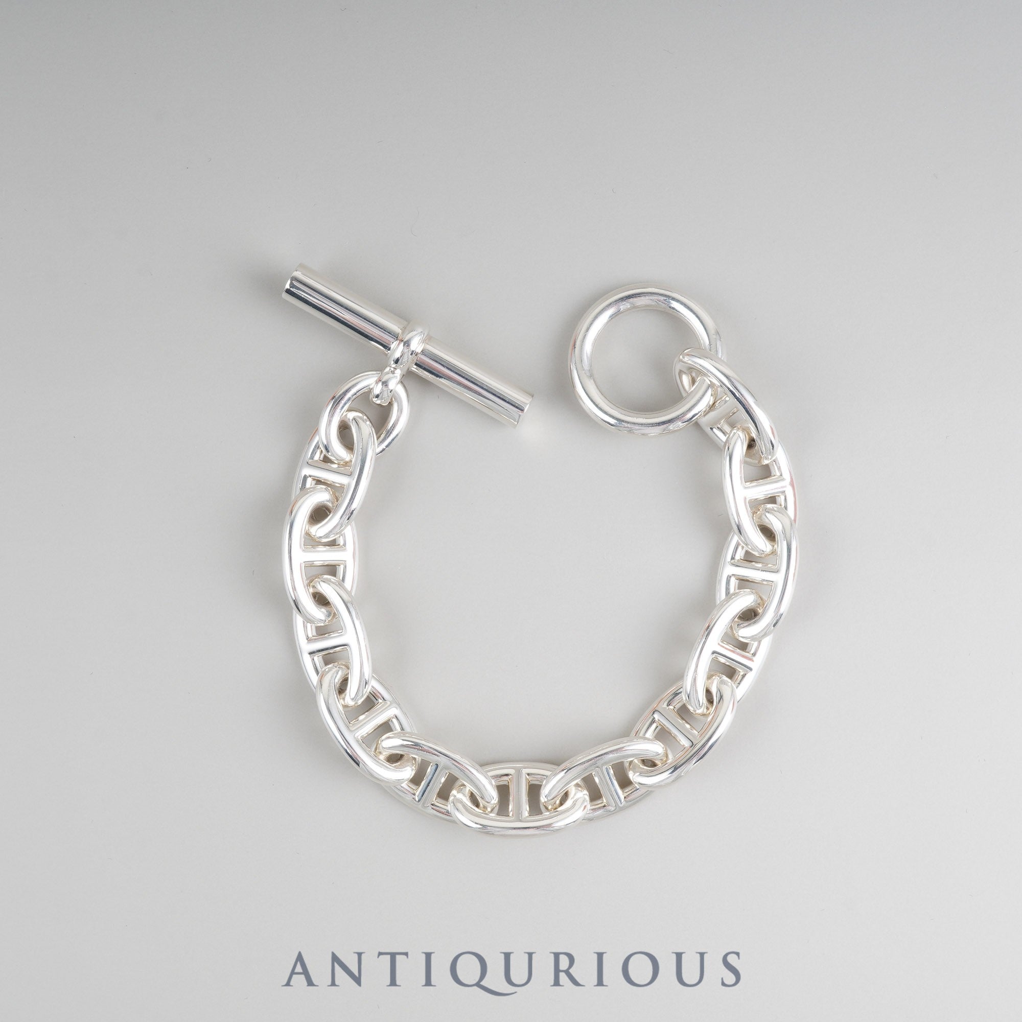 Hermes Bracelet Chaine d'Ancre TGM SV925 12 links Box 23 years old