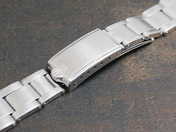 ロレックス 3連 リベットブレス 19mm 飛び出し王冠タイプ Ref.7205 FF