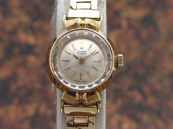 ユリス・ナルダン レディース ラウンド 18K 手巻き | アンティー