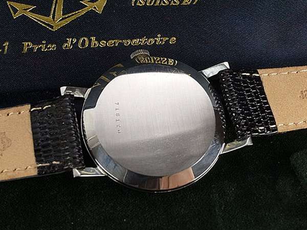 ユリス・ナルダン 希少古箱つき ULYSSE NARDIN 手巻きSS OH証明書