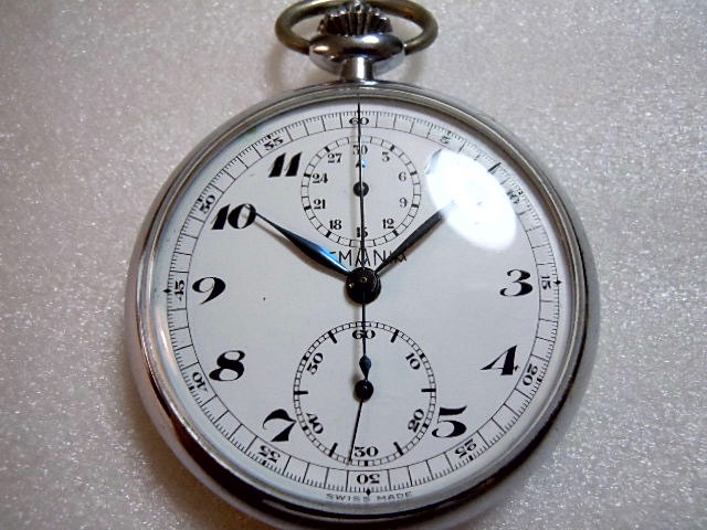 レマニア 希少 ワンプッシュクロノグラフ 懐中時計 Cal.1710 | アン