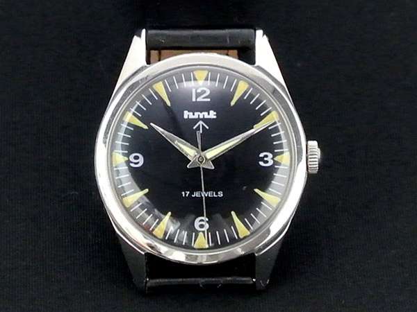 HMT 英国イギリス軍用 手巻きミリタリー ブロードアロー オメガ調文字