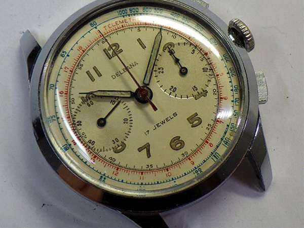 デルバナ クロノグラフ 機械式手巻き ランデロン48 | アンティー