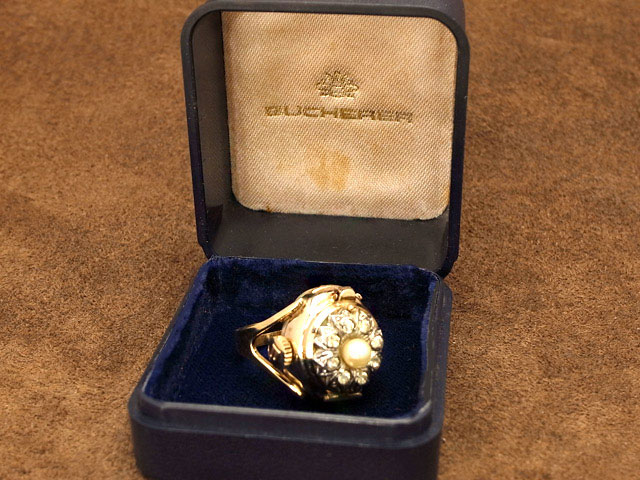 ブッフェラー BUCHERER 指輪時計 手巻き ロレックス代理店モデル