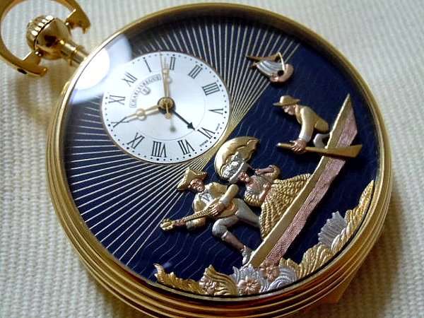 リュージュ オルゴール付からくり懐中時計 未使用状態 超希少品 | アン