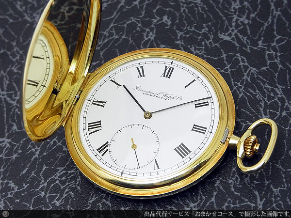 IWC インターナショナル 金無垢 ハンターケース 懐中時計 Cal.98