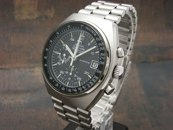 オメガ スピードマスター マーク4 自動巻き クロノグラフ 肉厚ケース