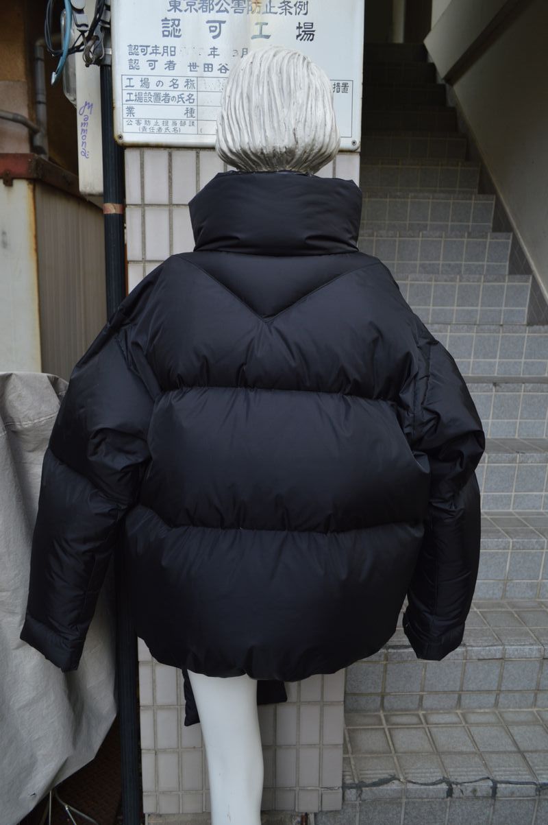 USED】FACETASM(ファセッタズム)黒ビッグダウンジャケット