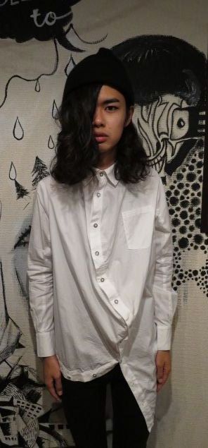 USED】ANREALAGE(アンリアレイジ)変形ボールシャツ