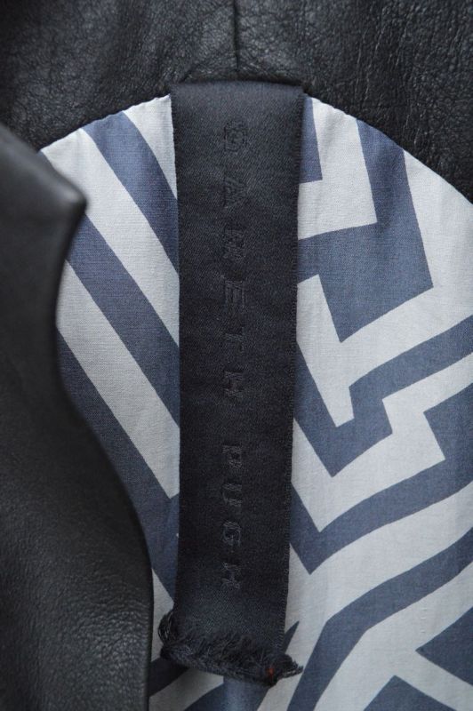 USED】GARETH PUGH(ガレスピュー)ジッパーデザインレザージャケット