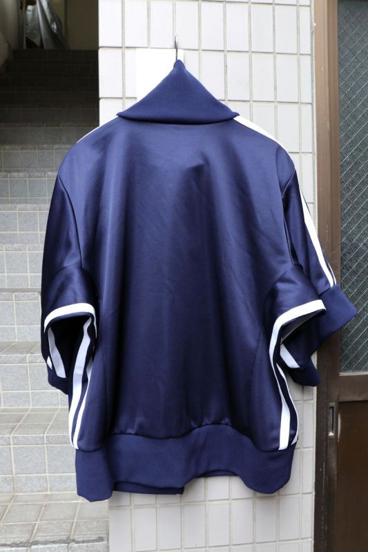 niitu ニーツ】キモノジャージブルゾン NAVY