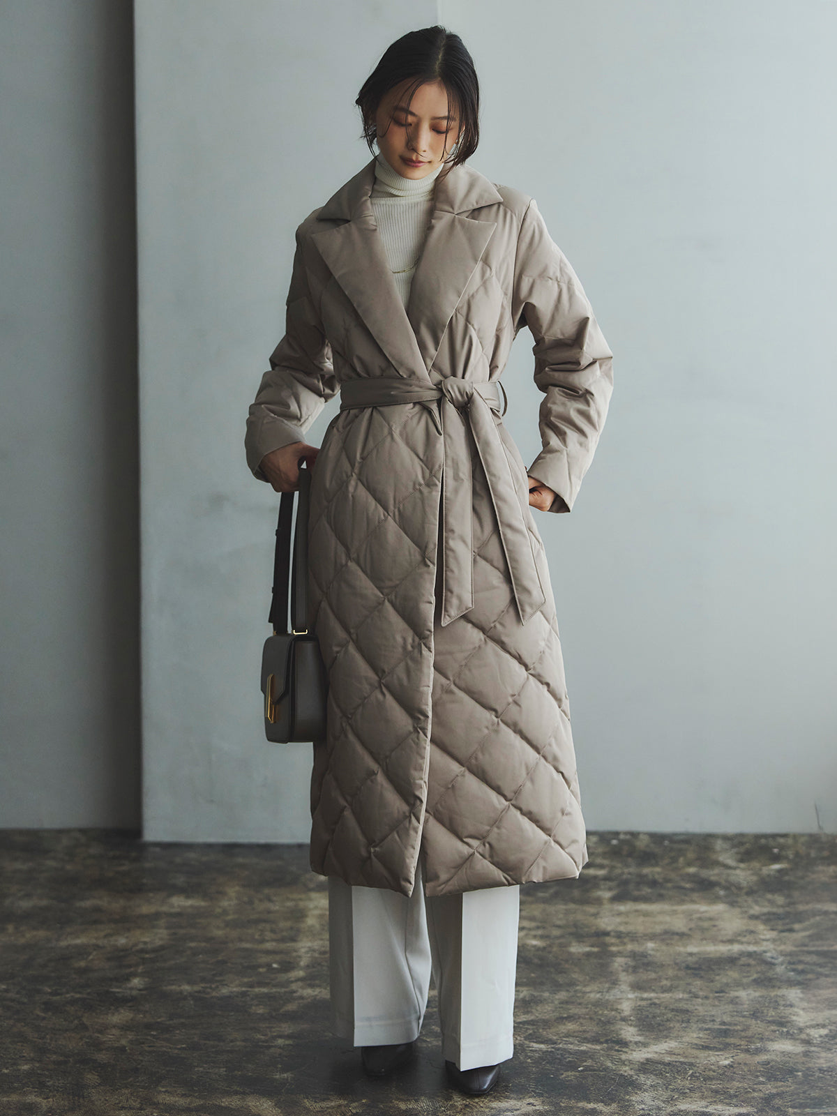 TAION×anuans】チェスターロングダウン