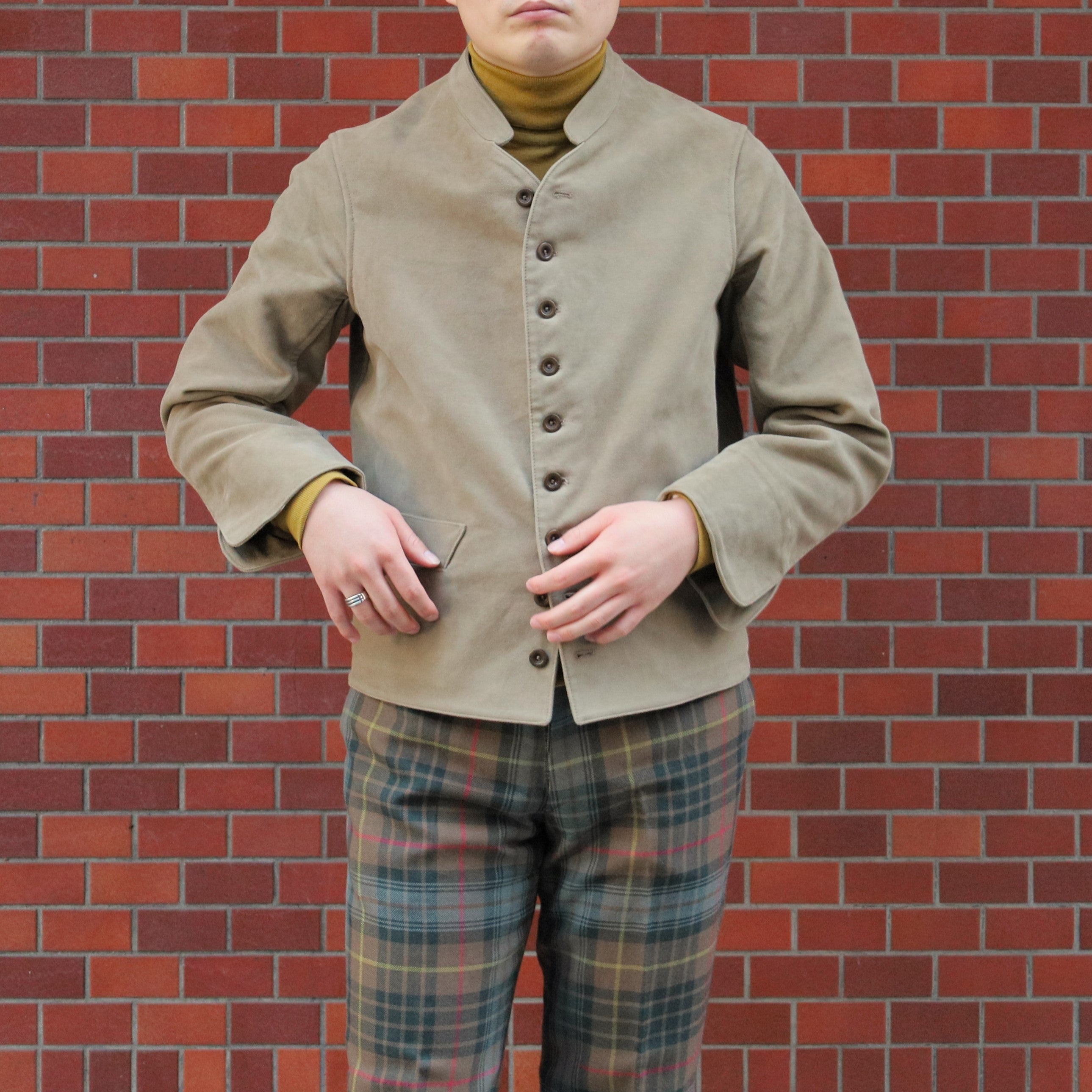 DOLMAN ENGLISH MOLESKIN LOVAT – ANATOMICA NAGOYA