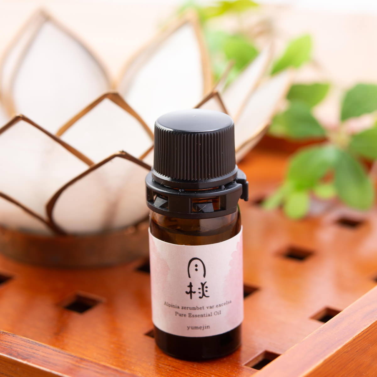 月桃ピュアエッセンシャルオイル 〔5ml〕 沖縄県 アロマオイル YUMEJIN