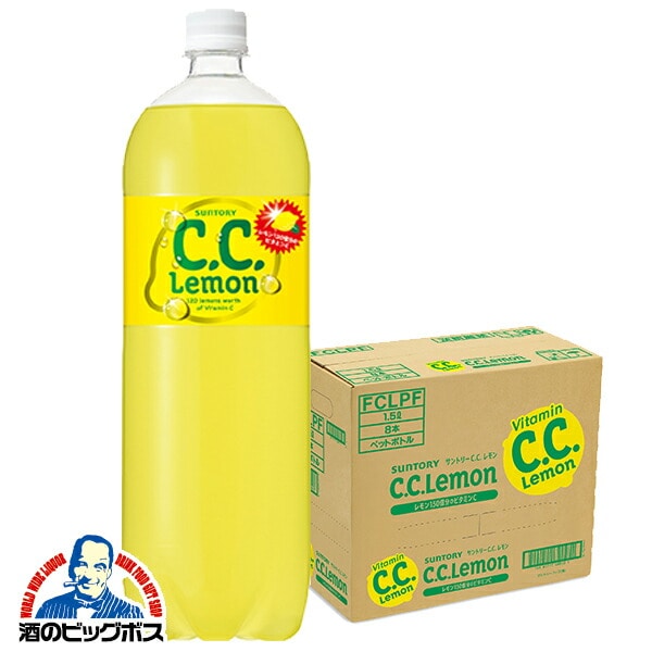 1.5L サントリー CCレモン 1500ml×1ケース/8本（008）『GCC』【本州