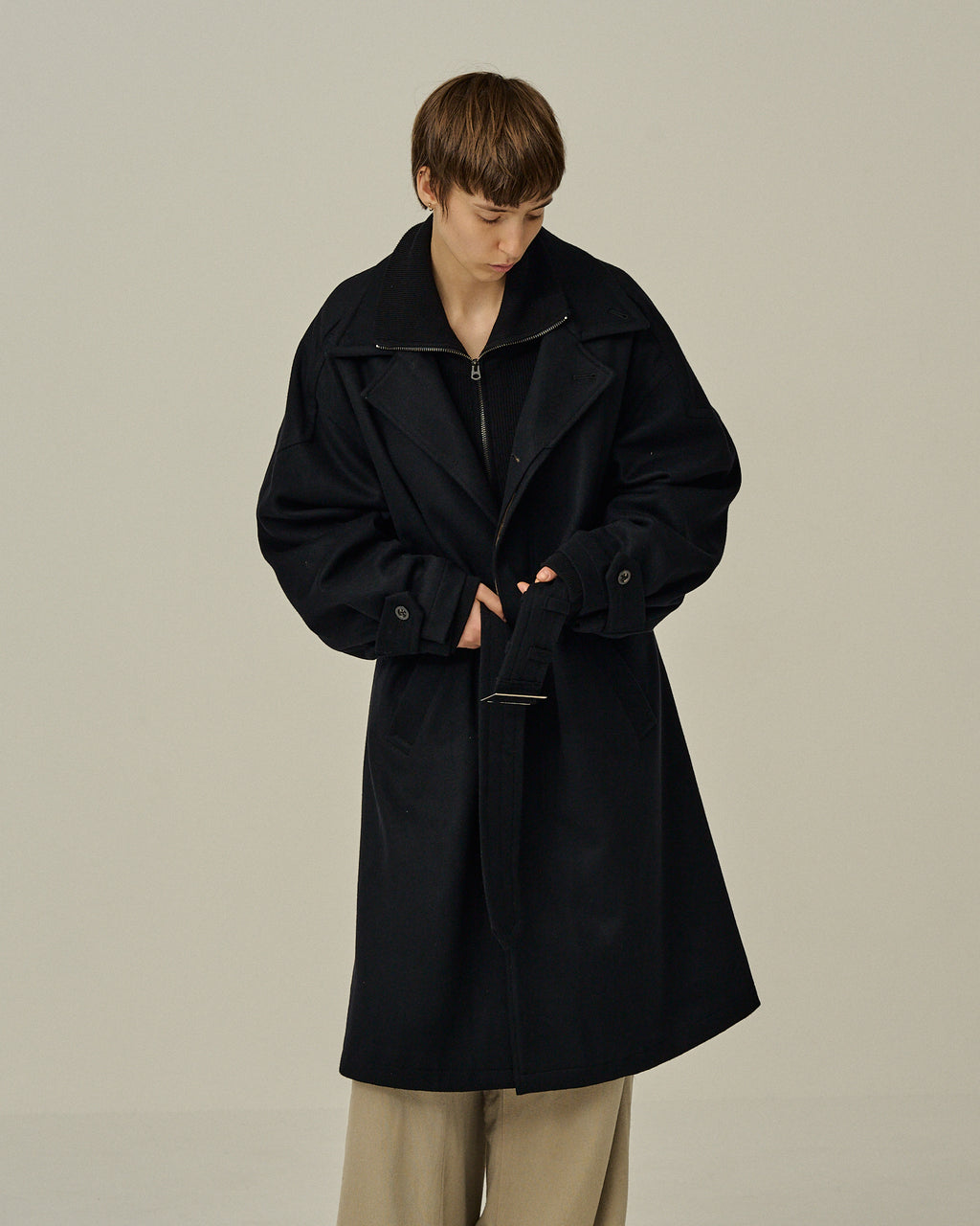 W/S/CA BALMACAAN COAT(BLACK) – ANCELLM