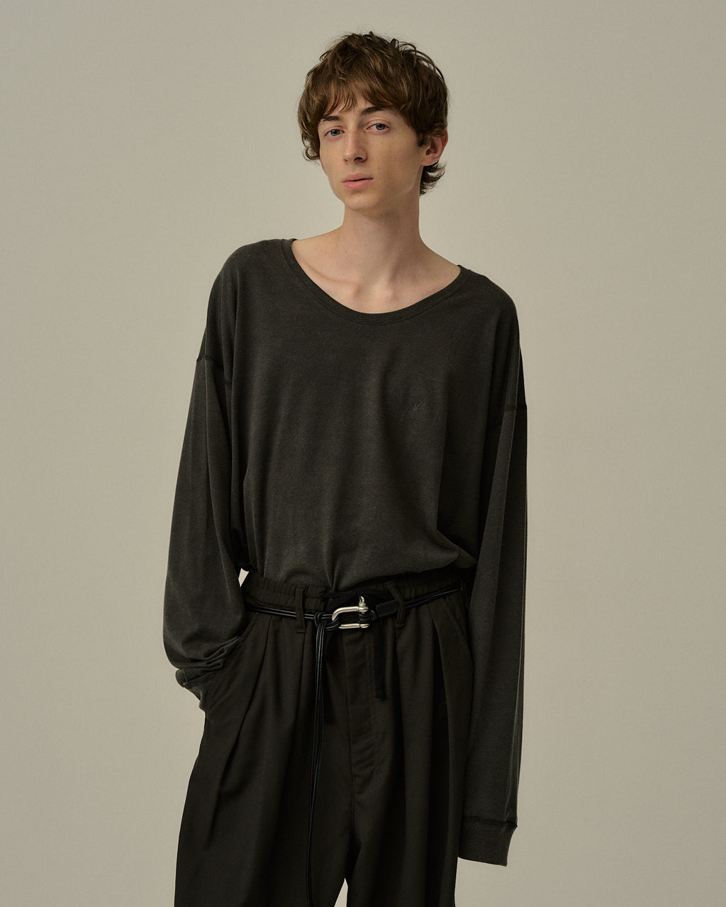 UNEVENNESS type-U LS T-SHIRT(BLACK) – ANCELLM