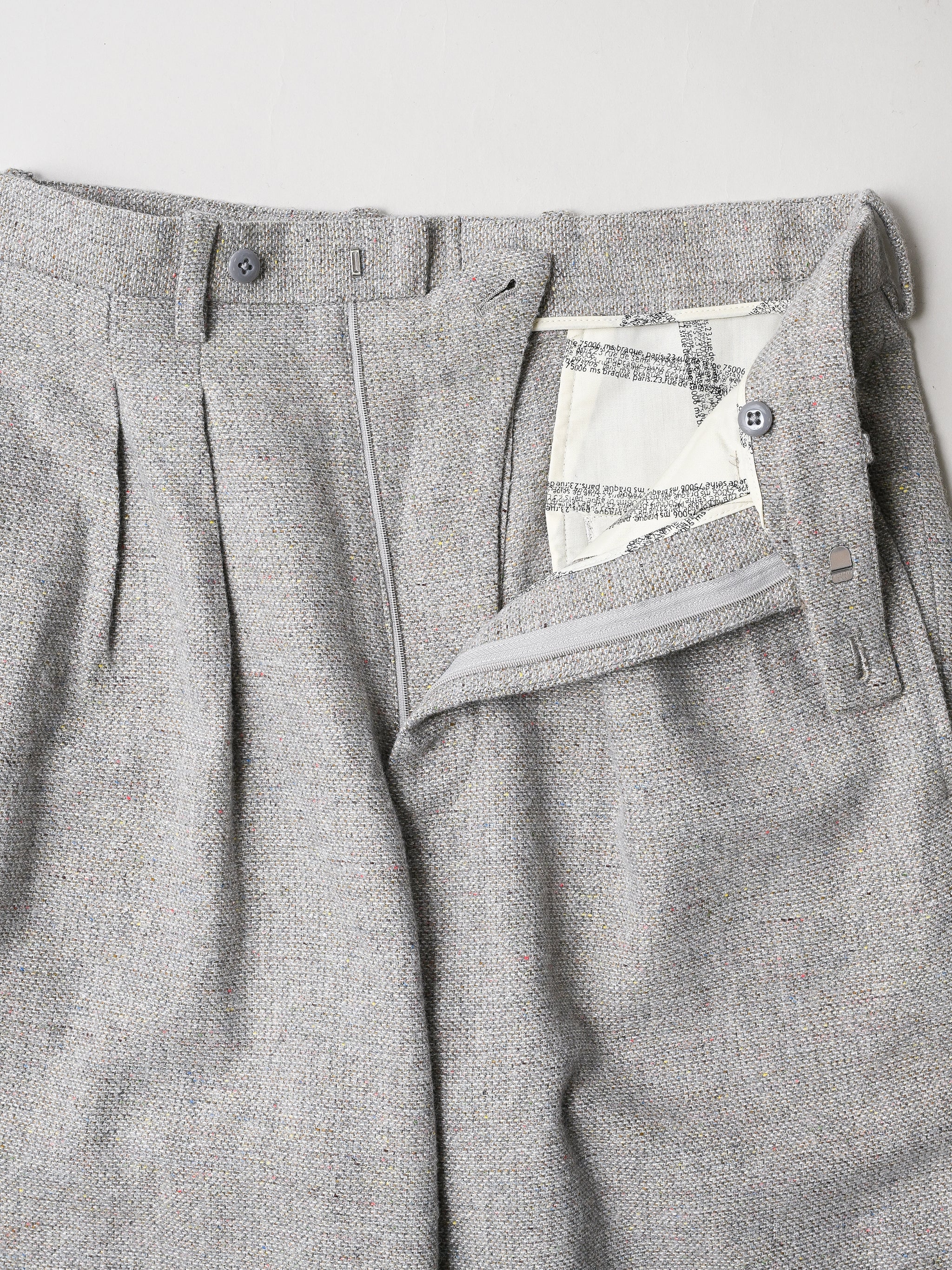 m's braque / TUCKED BAGGY PANTS -MIX – and father