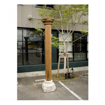 柱 アンティーク調 木製 ブラウン おしゃれ ナチュラル DIY重厚感