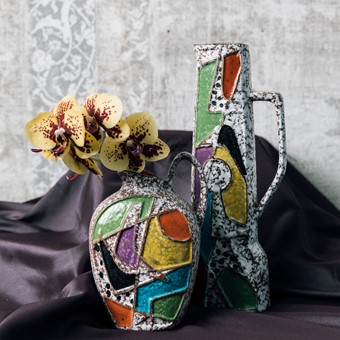 Fat Lava & German Art Pottery - andQ通販「Fat Lava-Italian vase