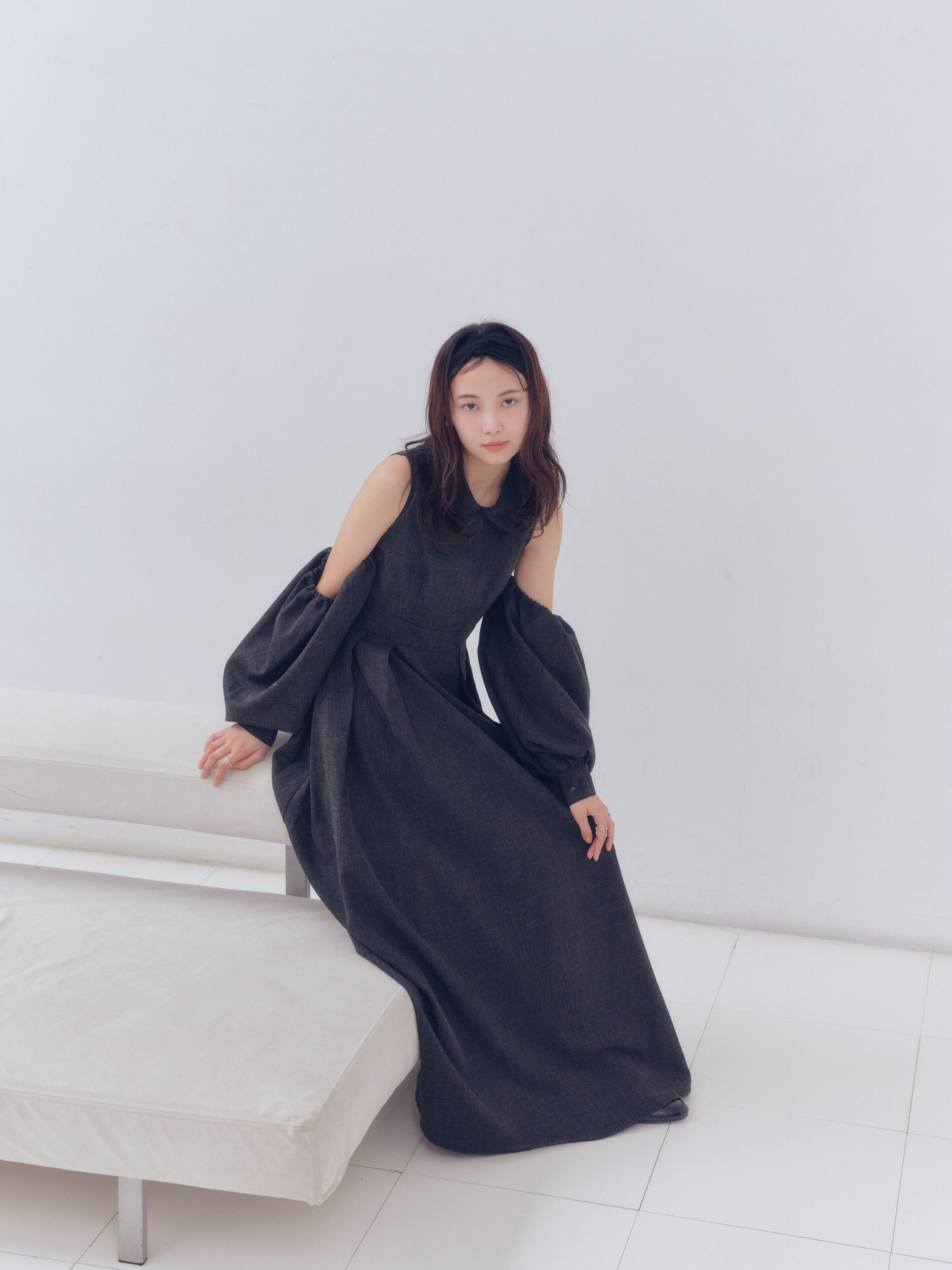 collar design puffy onepiece – andequal