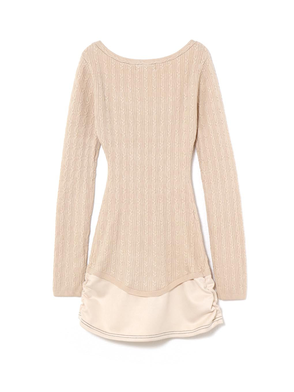 Regina cable mini dress