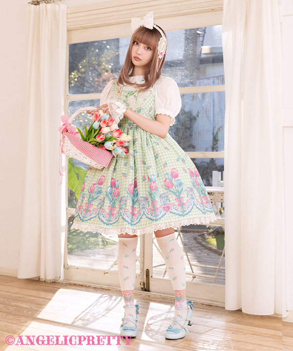 Angelic Pretty drink me ワンピース バレッタセット AngelicPretty