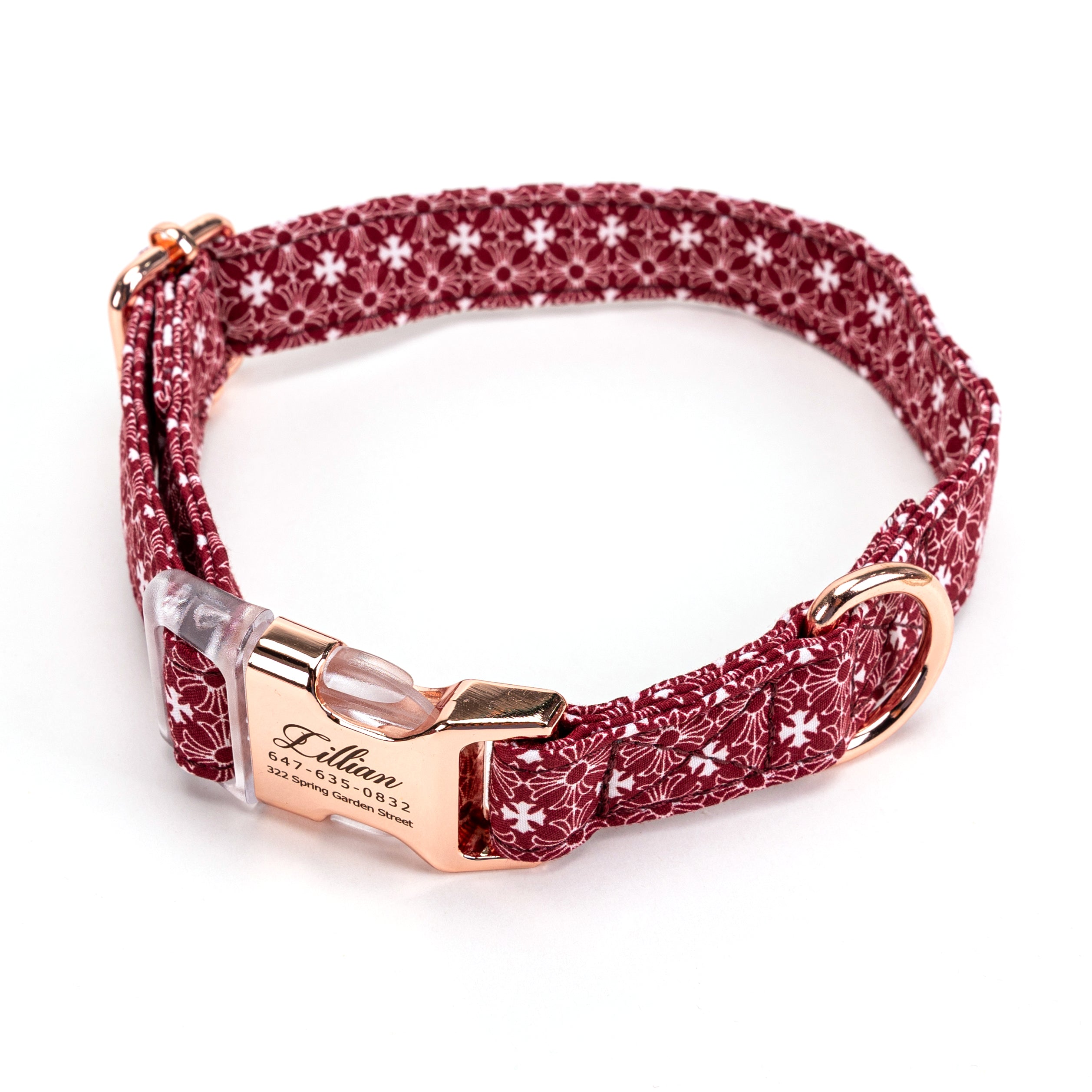 Chrome Hearts Dog Collar In Red - Angieandallie