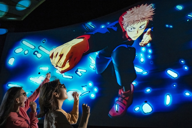 リアル五条悟がUSJに登場!? 「呪術廻戦・ザ・リアル 4-D」で迫力満点の