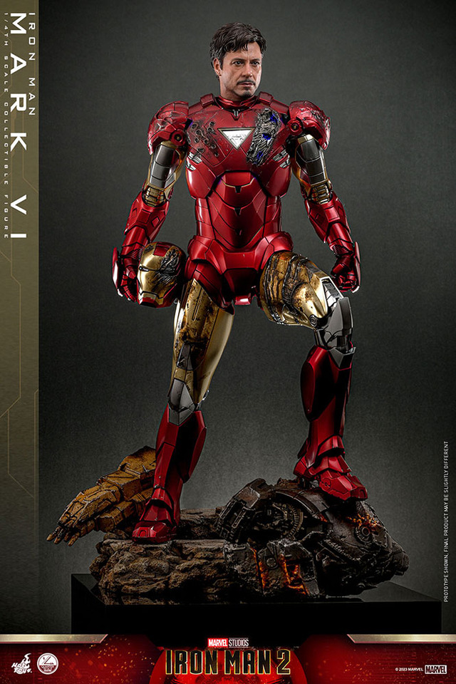 マーベル「アイアンマン」マーク6、全高約49cm、40箇所以上可動で大