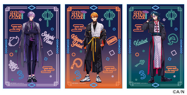 にじさんじ」VTuberユニット“3SKM”がハーフアニバーサリー！記念グッズ