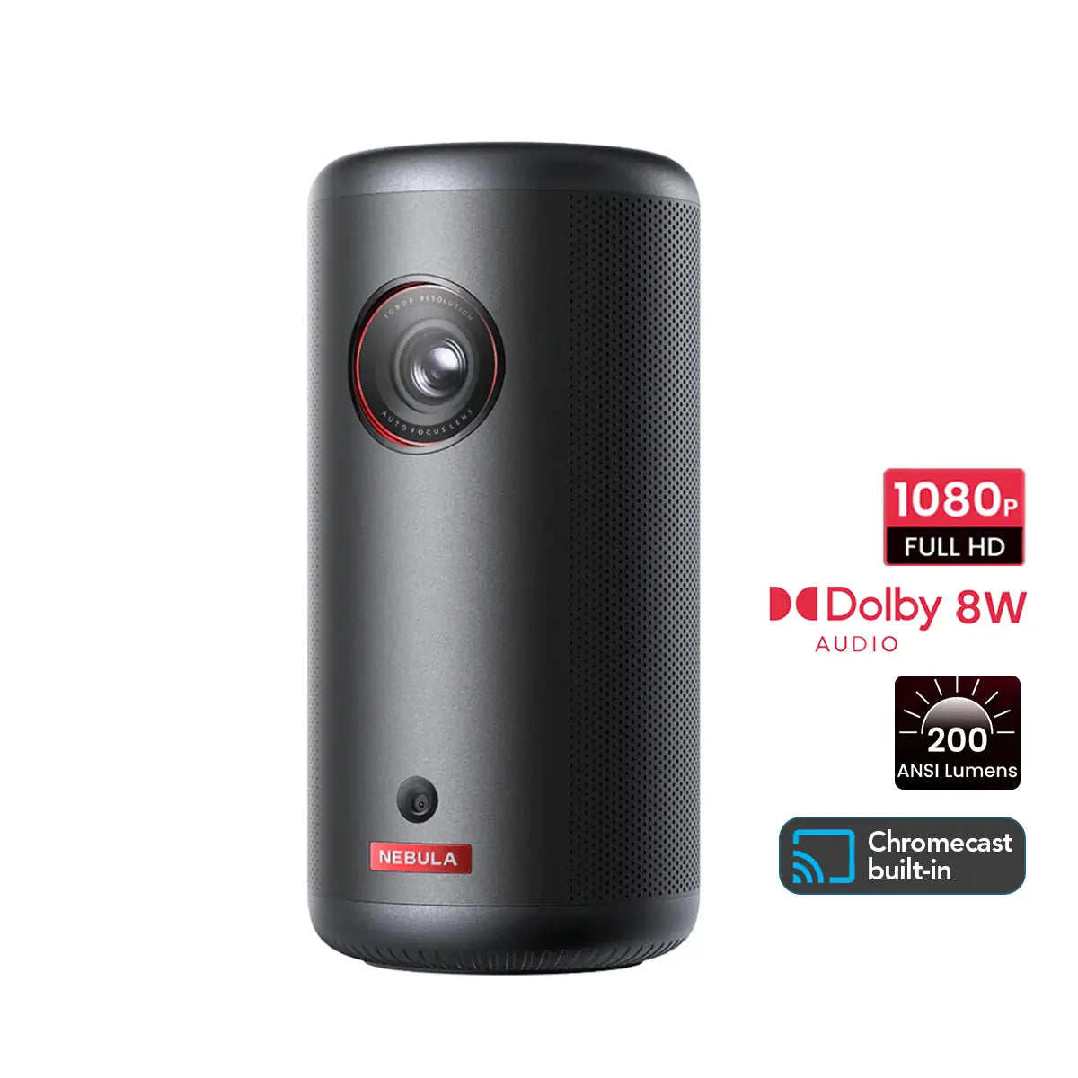 Nebula Capsule 3 Smart Mini 1080p HD Portable Projector D2425 - Anker