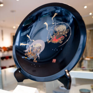 京都名所20選漆器皿二十枚セットアンティーク雅な雰囲気金蒔絵