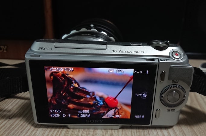シルバーカラーがおしゃれのソニーのミラーレス「NEX-C3」で遊ぶ