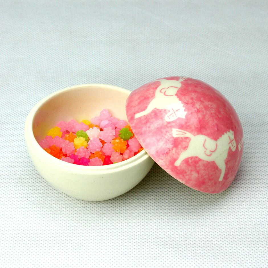 ボンボニエール メリーゴーランド (ピンク)｜WEBカタログ｜あさか野窯