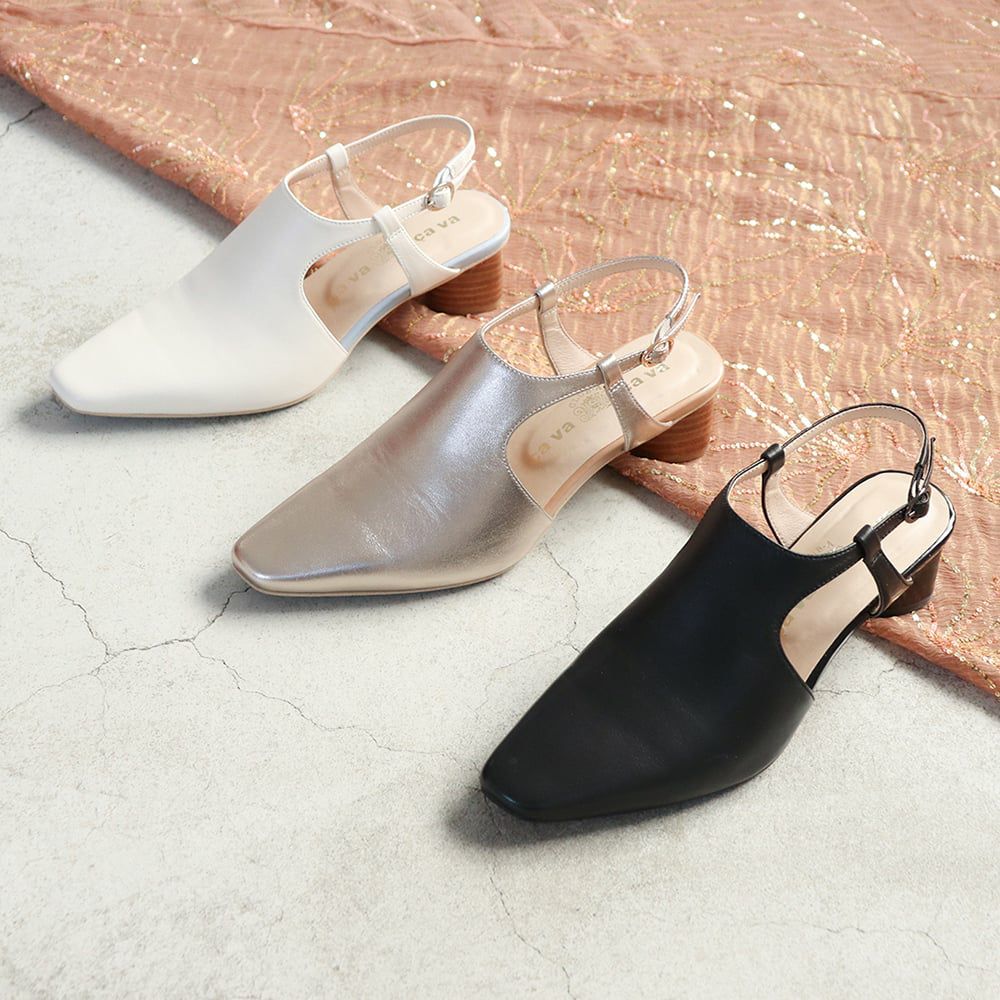 バックスリングパンプス（CA_1320713） | あしながおじさん / cavacava