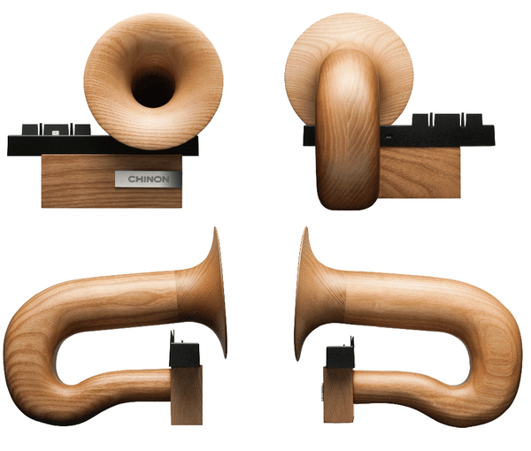 ASCII.jp：チノン、iPhone用木製ホーンのパッシブスピーカー