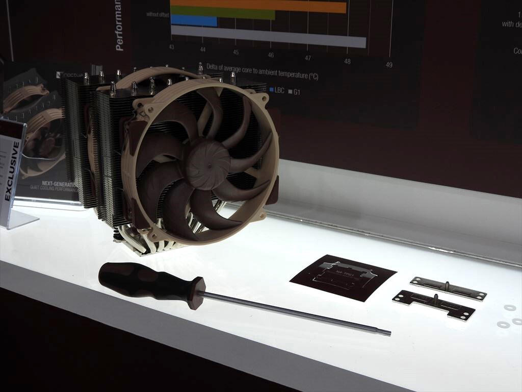 Noctua最強の空冷CPUクーラー「NH-D15 G2」をCOMPUTEXで展示、まもなく