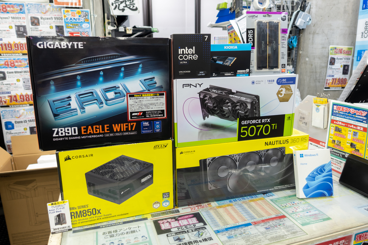 ASCII.jp：【今月の自作PCレシピ】Core Ultraで組む動画編集におすすめ