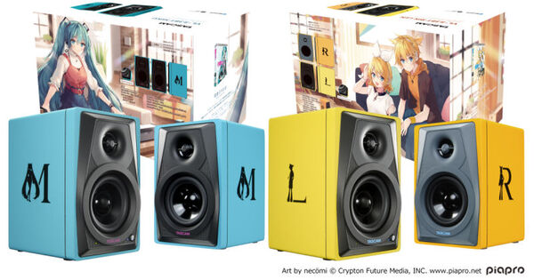 ASCII.jp：TASCAMブランドのスピーカー（初音ミクモデル／鏡音リン