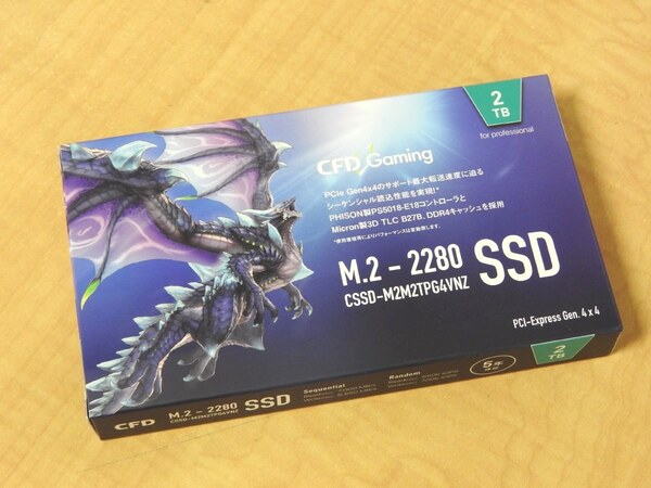 ASCII.jp：リード7000MB/秒の新型NVMe M.2 SSD「PG4VNZ」シリーズがCFDから