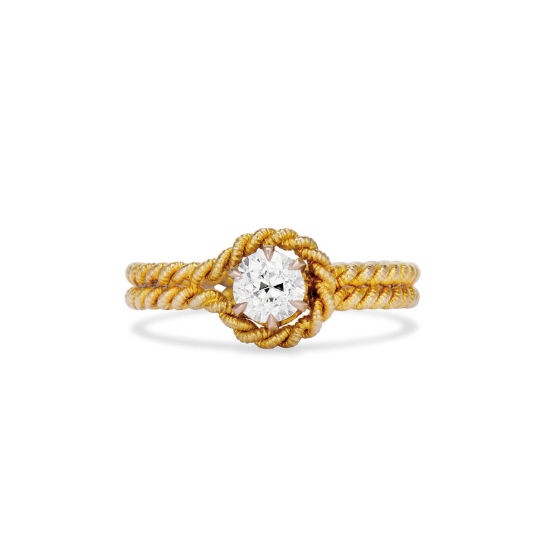 1900 Victorian Lover's Knot Diamond Solitaire – Ashley Zhang Jewelry