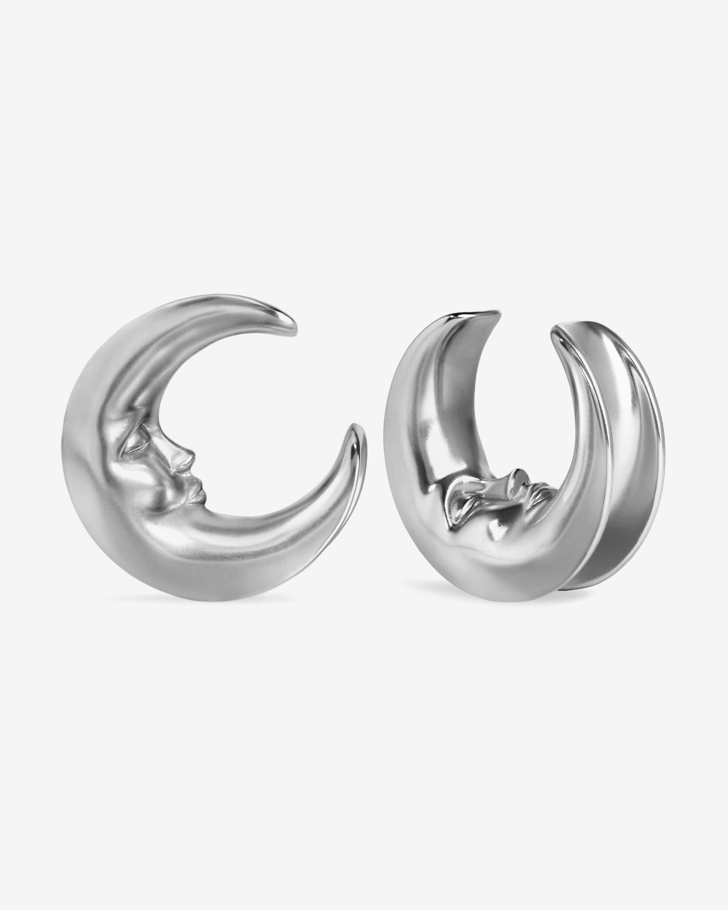 Lunar Moon Saddle Hangers | Stretched Ear Jewelry | Ear Hangers