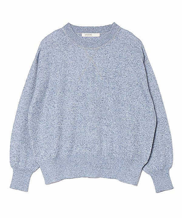 麻混ニットのトレーナー | AS KNOW AS オンラインショップ