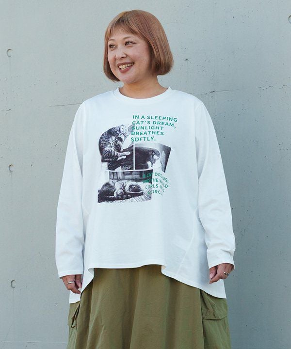 ずっと見守るネコロンT | AS KNOW AS オンラインショップ